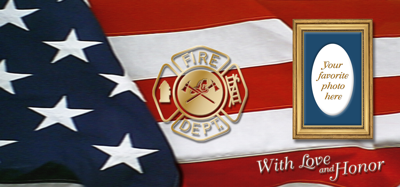 P 418 FR With Love And Honor Fire Dept